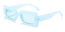 Load image into Gallery viewer, Trend Vintage Rectangle Big Frame Purple Sunglasses