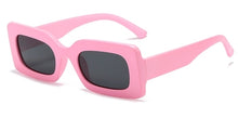 Load image into Gallery viewer, Trend Vintage Rectangle Big Frame Purple Sunglasses