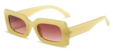 Load image into Gallery viewer, Trend Vintage Rectangle Big Frame Purple Sunglasses