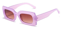 Load image into Gallery viewer, Trend Vintage Rectangle Big Frame Purple Sunglasses