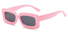 Load image into Gallery viewer, Trend Vintage Rectangle Big Frame Purple Sunglasses