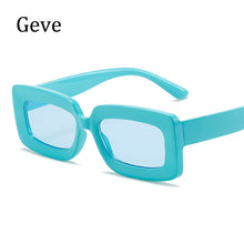 Load image into Gallery viewer, Trend Vintage Rectangle Big Frame Purple Sunglasses