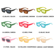 Load image into Gallery viewer, Trend Vintage Rectangle Big Frame Purple Sunglasses