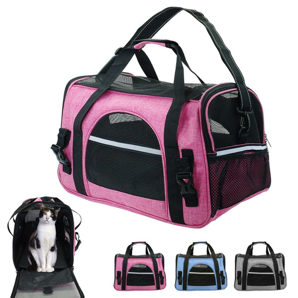 Portable Dog Cat Carrier Bag Pet Puppy Travel Bags