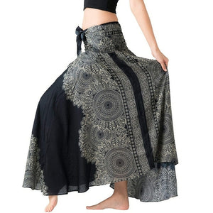 Long Hippie Bohemian Bandage Skirt Gypsy Boho Lace