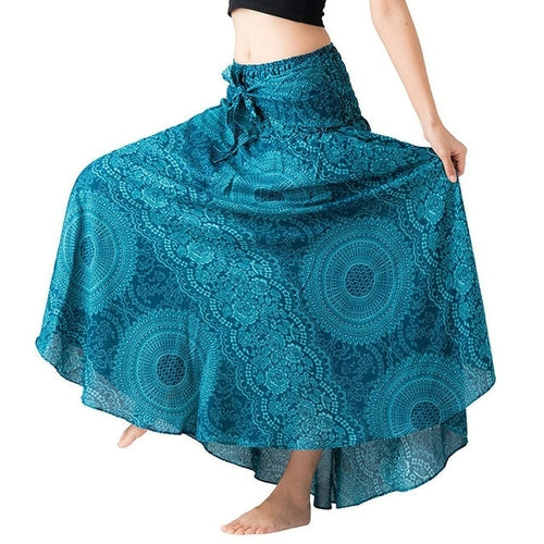 Long Hippie Bohemian Bandage Skirt Gypsy Boho Lace