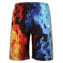 Load image into Gallery viewer, Print Mesh Inner Plus Size Swimwear Men Swim Shorts Swimming Trunks