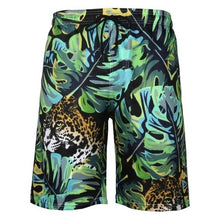 Load image into Gallery viewer, Print Mesh Inner Plus Size Swimwear Men Swim Shorts Swimming Trunks