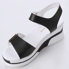 Load image into Gallery viewer, Pu Leather Women Sandals Shoes Platform Ladies White Sneakers Sandals