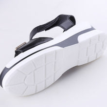 Load image into Gallery viewer, Pu Leather Women Sandals Shoes Platform Ladies White Sneakers Sandals