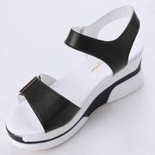 Load image into Gallery viewer, Pu Leather Women Sandals Shoes Platform Ladies White Sneakers Sandals
