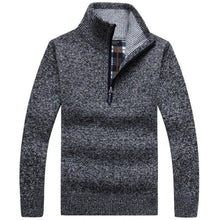 Load image into Gallery viewer, Pullover Thick Warm Knitted Sweater Solid Fashion