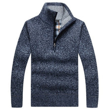 Load image into Gallery viewer, Pullover Thick Warm Knitted Sweater Solid Fashion