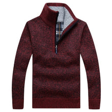 Load image into Gallery viewer, Pullover Thick Warm Knitted Sweater Solid Fashion