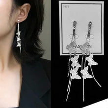 Load image into Gallery viewer, Punk Butterfly Clip Earring for Teens Women Snake Ear Cuffs Zinc Alloy