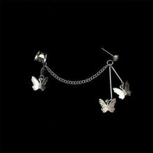 Load image into Gallery viewer, Punk Butterfly Clip Earring for Teens Women Snake Ear Cuffs Zinc Alloy
