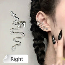Load image into Gallery viewer, Punk Butterfly Clip Earring for Teens Women Snake Ear Cuffs Zinc Alloy