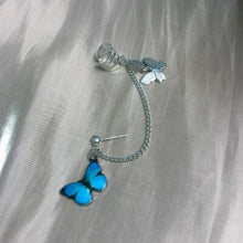 Load image into Gallery viewer, Punk Butterfly Clip Earring for Teens Women Snake Ear Cuffs Zinc Alloy