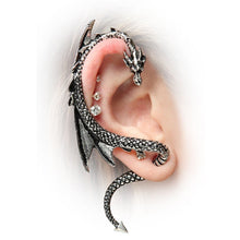 Load image into Gallery viewer, Punk Butterfly Clip Earring for Teens Women Snake Ear Cuffs Zinc Alloy
