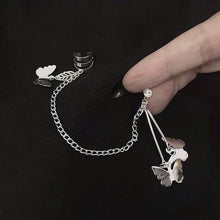 Load image into Gallery viewer, Punk Butterfly Clip Earring for Teens Women Snake Ear Cuffs Zinc Alloy