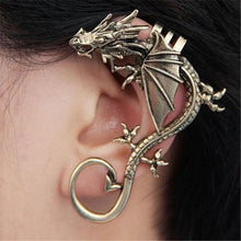 Load image into Gallery viewer, Punk Gothic Rock Dragon Snake Earring Vintage Ear Cuff