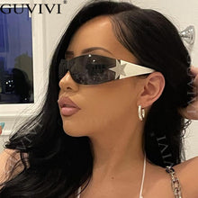 Load image into Gallery viewer, Punk Sports Sunglasses Women Brand Designer Wrap Around Sun Glasses