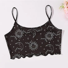 Load image into Gallery viewer, Punk Style Women Pajamas Suit Summer Home Wear Spaghetti Strap