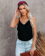Load image into Gallery viewer, Pure color sexy deep V hollow knit camisole top summer - Sophornlilly