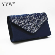 Load image into Gallery viewer, Purple Women Wedding Clutch Luxury Handbag Women Bags Designer Clutch