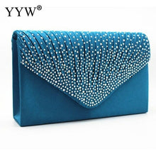 Load image into Gallery viewer, Purple Women Wedding Clutch Luxury Handbag Women Bags Designer Clutch