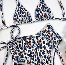 Load image into Gallery viewer, Push Up Bikini Sexy Swimsuit Women Black Spots Female Swimwear - Sophornlilly