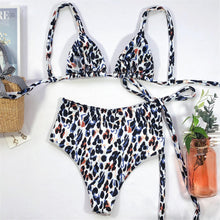 Load image into Gallery viewer, Push Up Bikini Sexy Swimsuit Women Black Spots Female Swimwear - Sophornlilly