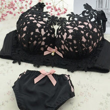 Load image into Gallery viewer, Push Up Bra Set Sexy Lingerie Underwear Women Lingerie Set Bra