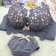Load image into Gallery viewer, Push Up Bra Set Sexy Lingerie Underwear Women Lingerie Set Bra
