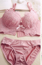 Load image into Gallery viewer, Push Up Bra Set Sexy Lingerie Underwear Women Panties And Bralette