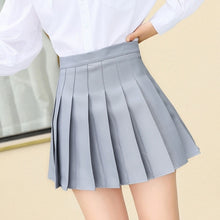 Load image into Gallery viewer, Plaid Summer Women Skirt High Waist Stitching Student