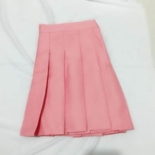 Load image into Gallery viewer, Plaid Summer Women Skirt High Waist Stitching Student