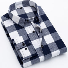 Load image into Gallery viewer, Quality New Arrival  Men's Shirt Fashion Men Long Sleeved Plaid
