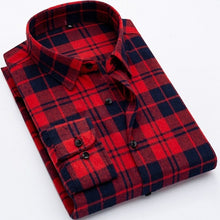 Load image into Gallery viewer, Quality New Arrival  Men's Shirt Fashion Men Long Sleeved Plaid