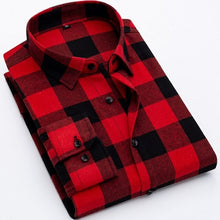 Load image into Gallery viewer, Quality New Arrival  Men's Shirt Fashion Men Long Sleeved Plaid