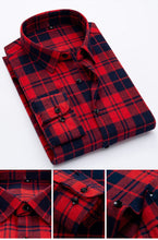 Load image into Gallery viewer, Quality New Arrival  Men's Shirt Fashion Men Long Sleeved Plaid
