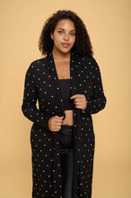 Load image into Gallery viewer, Polka Dot Open Front Cardigan