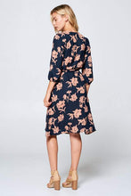 Load image into Gallery viewer, 3/4 Sleeve Midi Dress