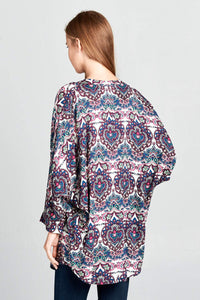 BOHO PRINT TUNIC TOP