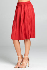 CINCHED MID LENGTH SKIRT