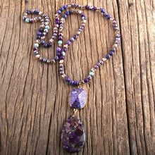 Load image into Gallery viewer, Fashion Bohemian Jewelry Natural Stones With Semi Precious Links