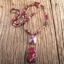 Load image into Gallery viewer, Fashion Bohemian Jewelry Natural Stones With Semi Precious Links