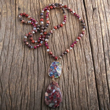 Load image into Gallery viewer, Fashion Bohemian Jewelry Natural Stones With Semi Precious Links