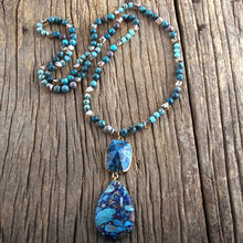 Load image into Gallery viewer, Fashion Bohemian Jewelry Natural Stones With Semi Precious Links