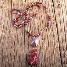 Load image into Gallery viewer, Fashion Bohemian Jewelry Natural Stones With Semi Precious Links